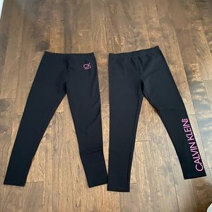 2/ 20$Calvin klein leggings. Size L . Never worn.